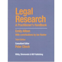 Legal Research: A Practitioner's Handbook 3rd ed